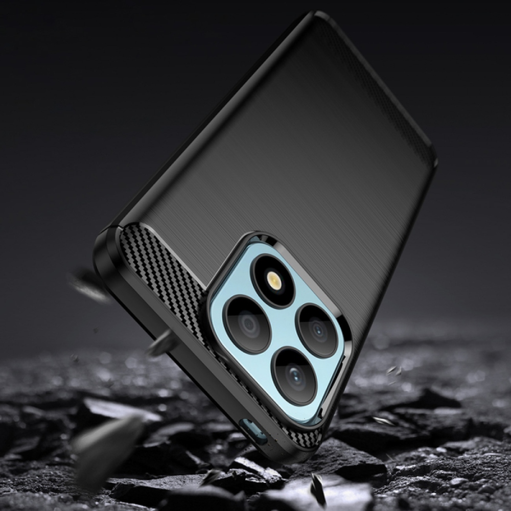 Carbon odolný gelový obal na Honor X8a - černý