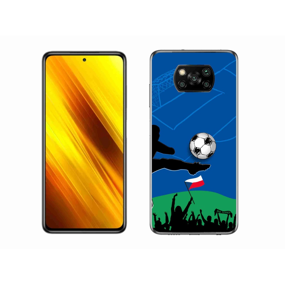 Gelový kryt mmCase na Xiaomi Poco X3 Pro - fanoušci fotbalu