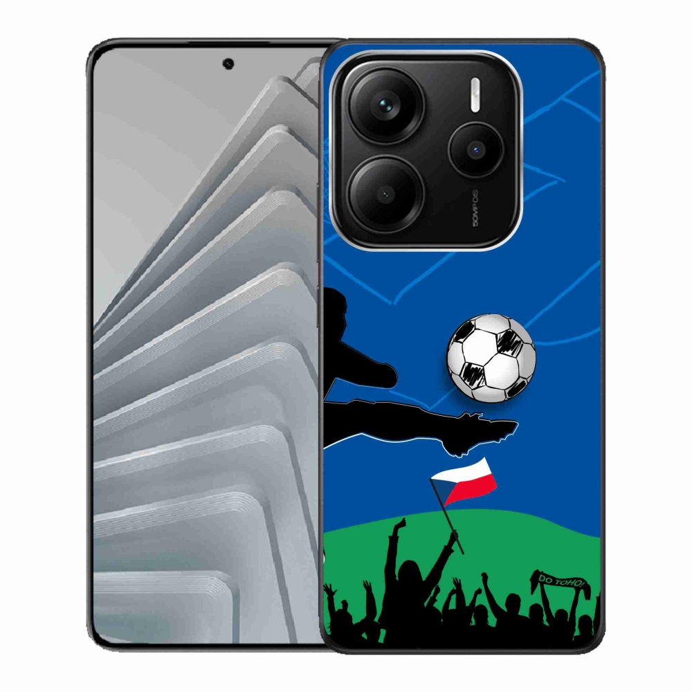 Gelový kryt mmCase na Xiaomi Redmi Note 14 5G - fanoušci fotbalu