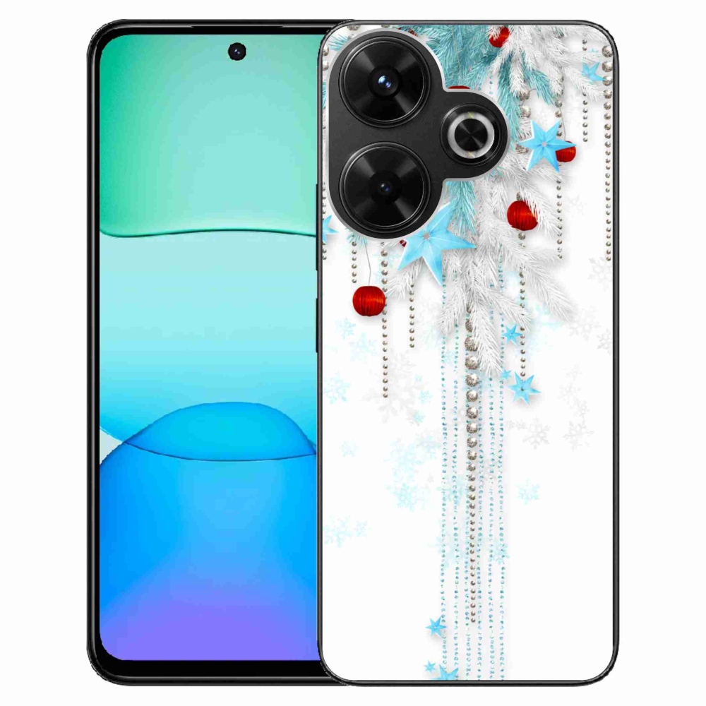 Gelový kryt mmCase na Xiaomi Redmi 13 4G/Poco M6 4G - vánoční ozdoby