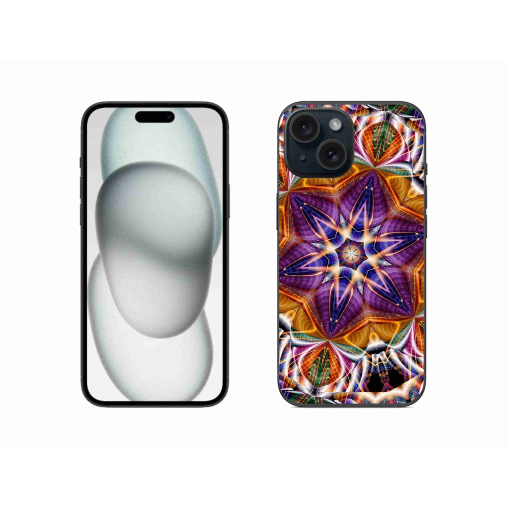 Gelový kryt mmCase na iPhone 15 - abstrakt 6
