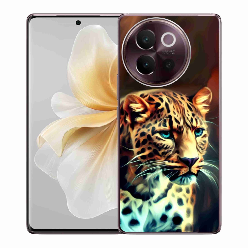 Gelový kryt mmCase na Vivo V40 Lite 5G - leopard