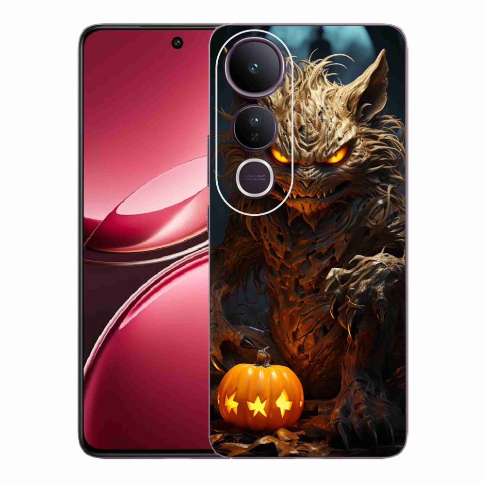 Gelový kryt mmCase na Vivo V50 Lite 4G/5G - halloweenská příšera