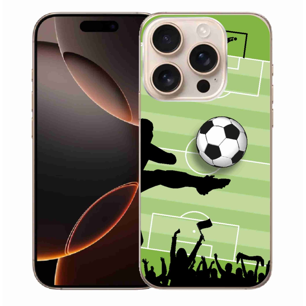 Gelový kryt mmCase na iPhone 16 Pro Max - fotbal 3