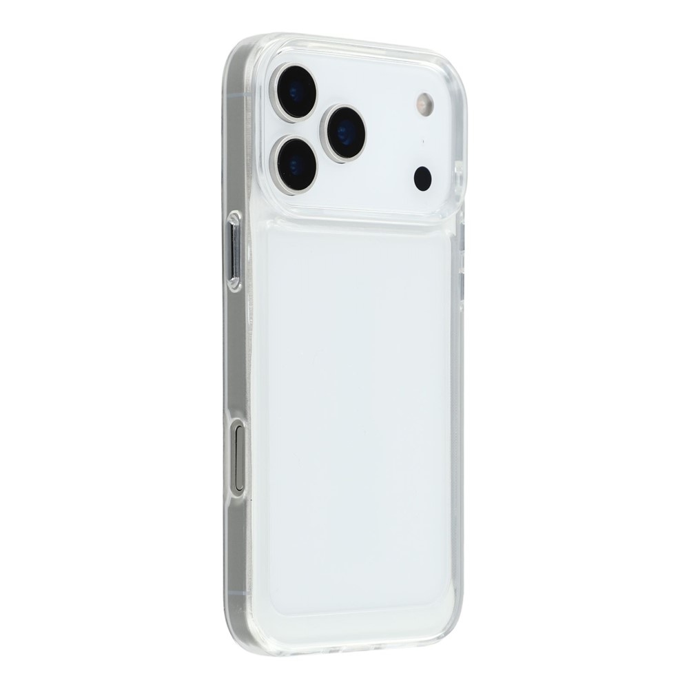 Gelový obal s pevnými zády na iPhone 17 Pro Max - průhledný