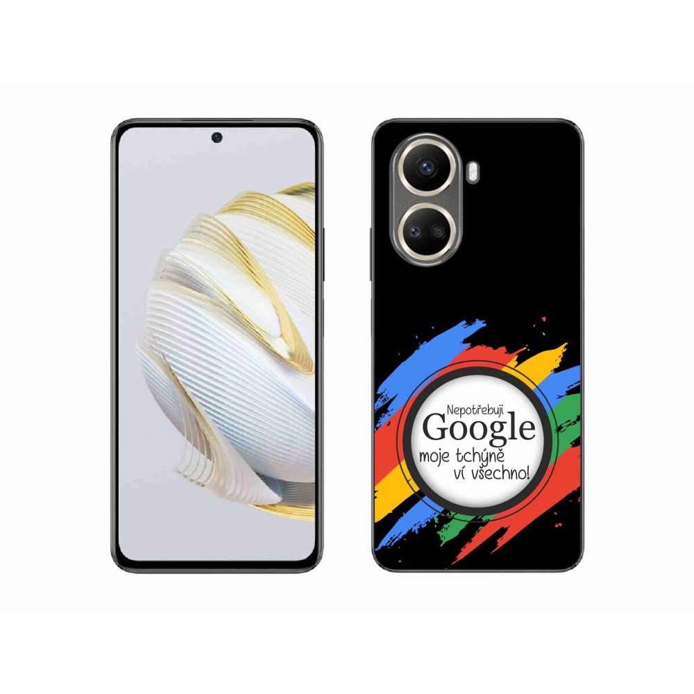 Gelový kryt mmCase na Huawei Nova 10 SE - tchýně ví všechno černé pozadí