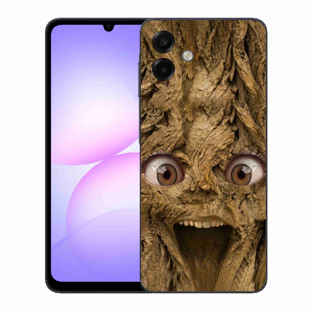 Gelový kryt mmCase na Samsung Galaxy A07 4G - veselý strom s očima