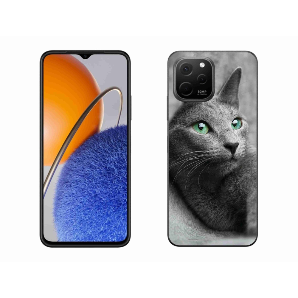 Gelový kryt mmCase na Huawei Nova Y61 - kočka 2