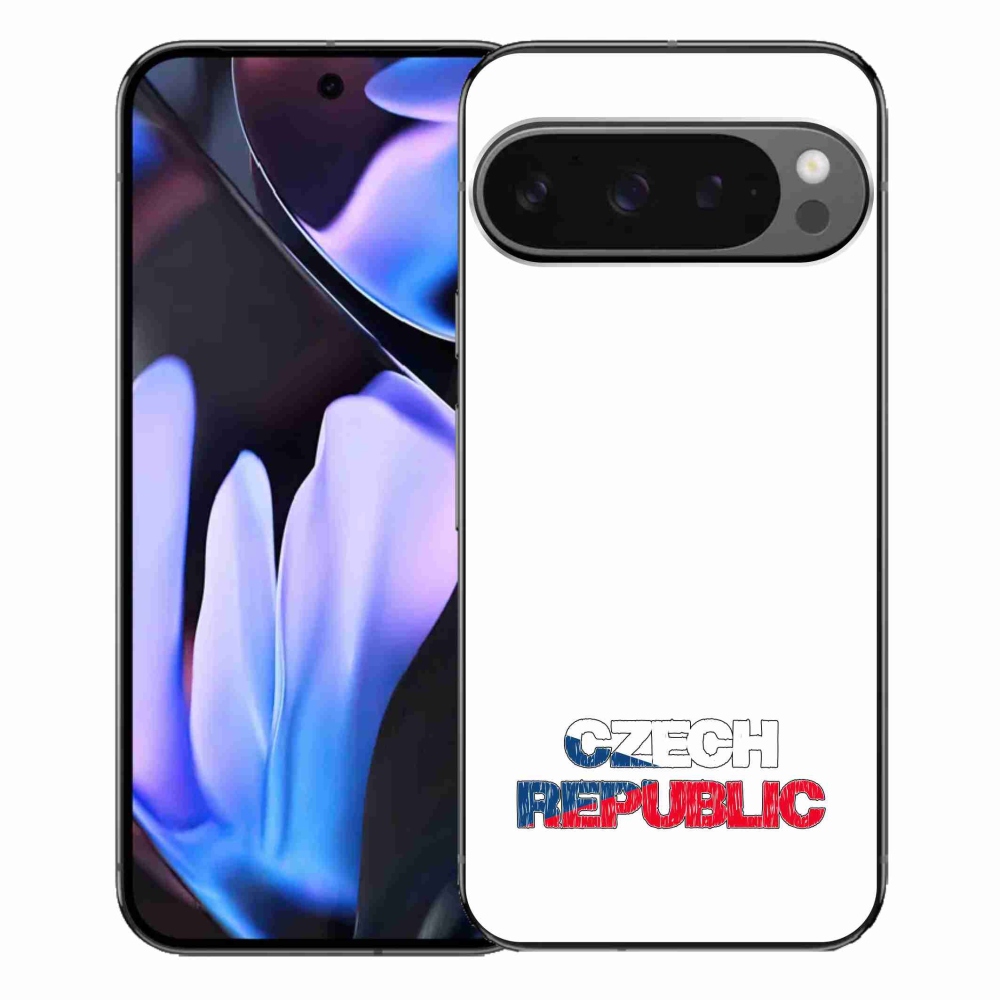 Gelový kryt mmCase na Google Pixel 9 Pro XL - Czech Republic bílé pozadí
