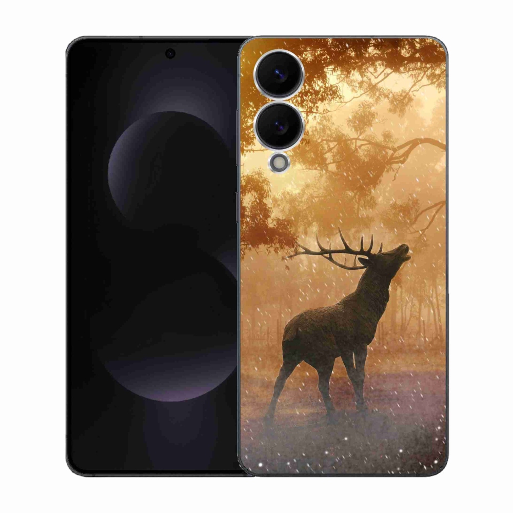 Gelový kryt mmCase na Samsung Galaxy S25 Edge - jelen v říji
