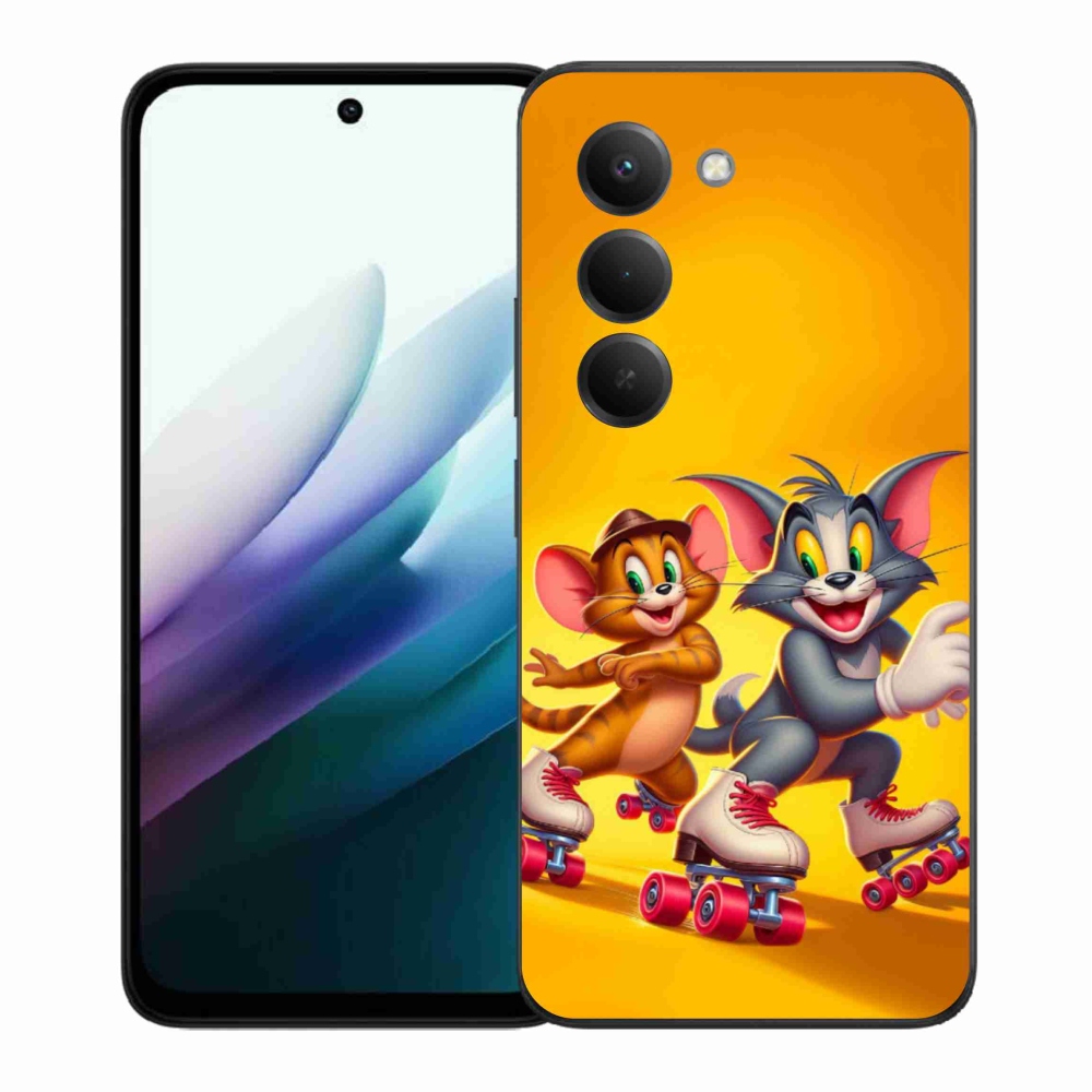 Gelový kryt mmCase na Xiaomi Redmi 15 4G/5G (171mm) - tom a jerry