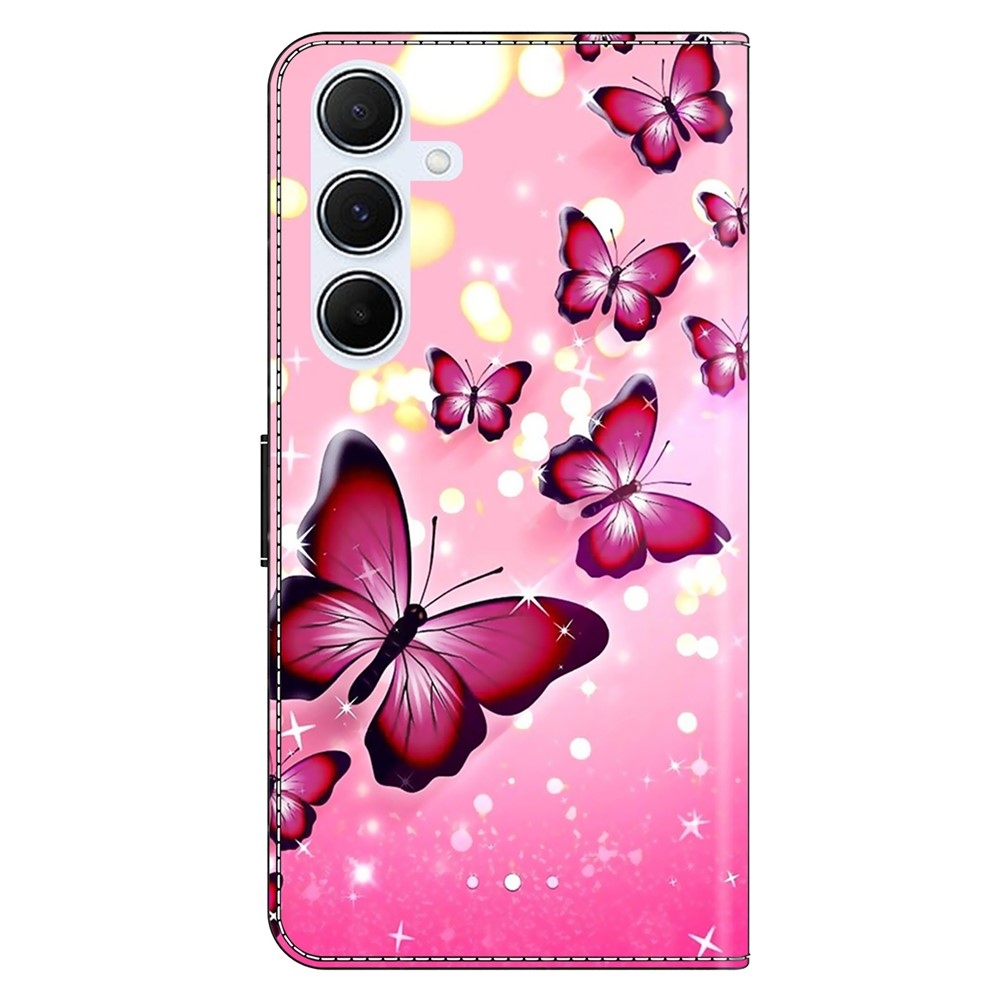 Firmly knížkové pouzdro na Samsung Galaxy A17 5G/A26 5G - růžoví motýli