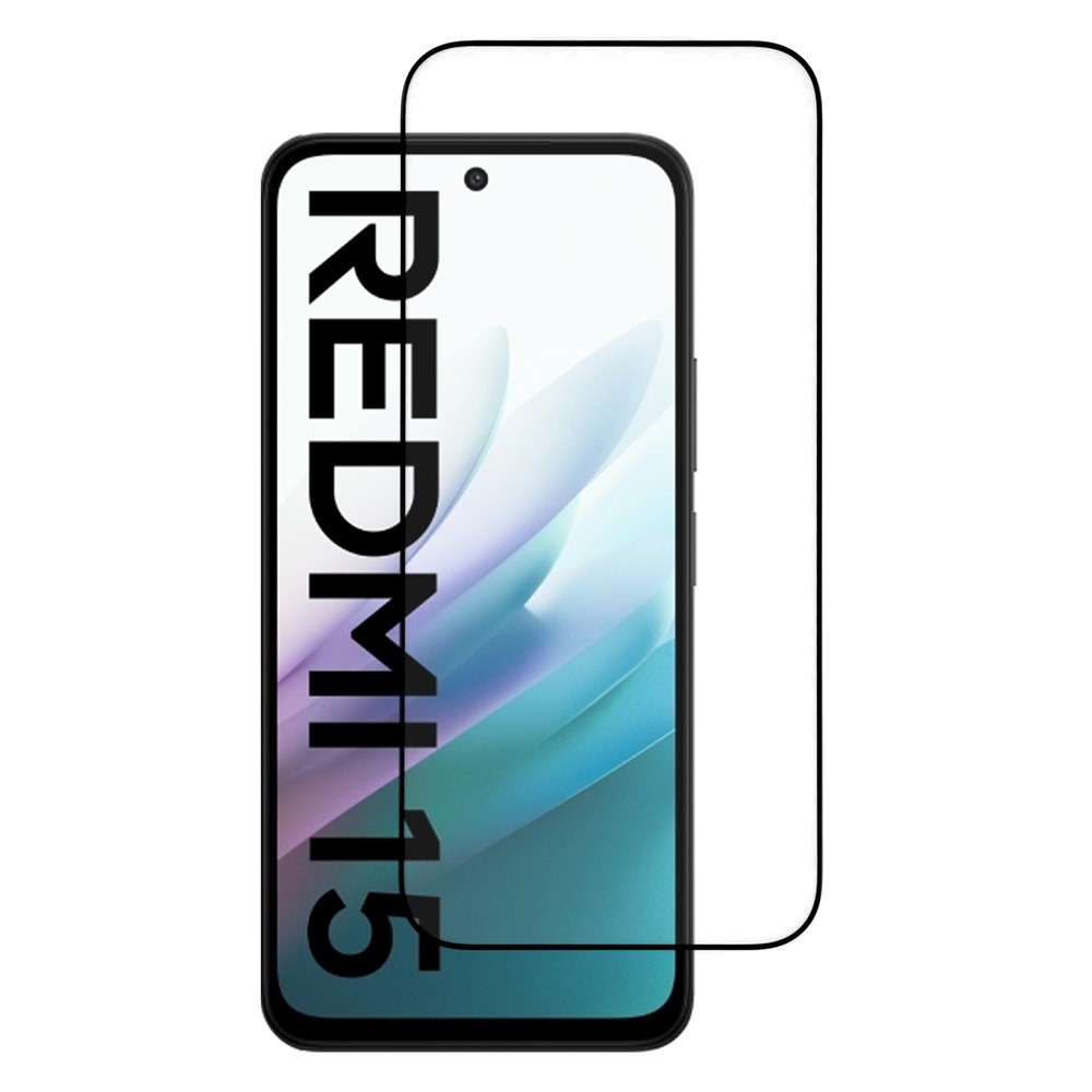 ITIETIE celoplošné tvrzené sklo na mobil Xiaomi Redmi 15 4G/5G (171mm)