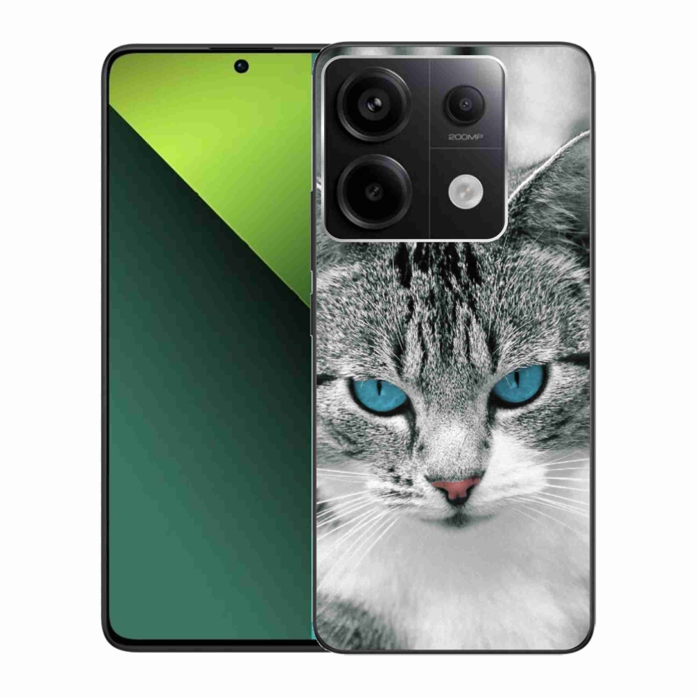 Gelový kryt mmCase na Xiaomi Redmi Note 13 Pro 5G/Poco X6 5G - kočičí pohled 1
