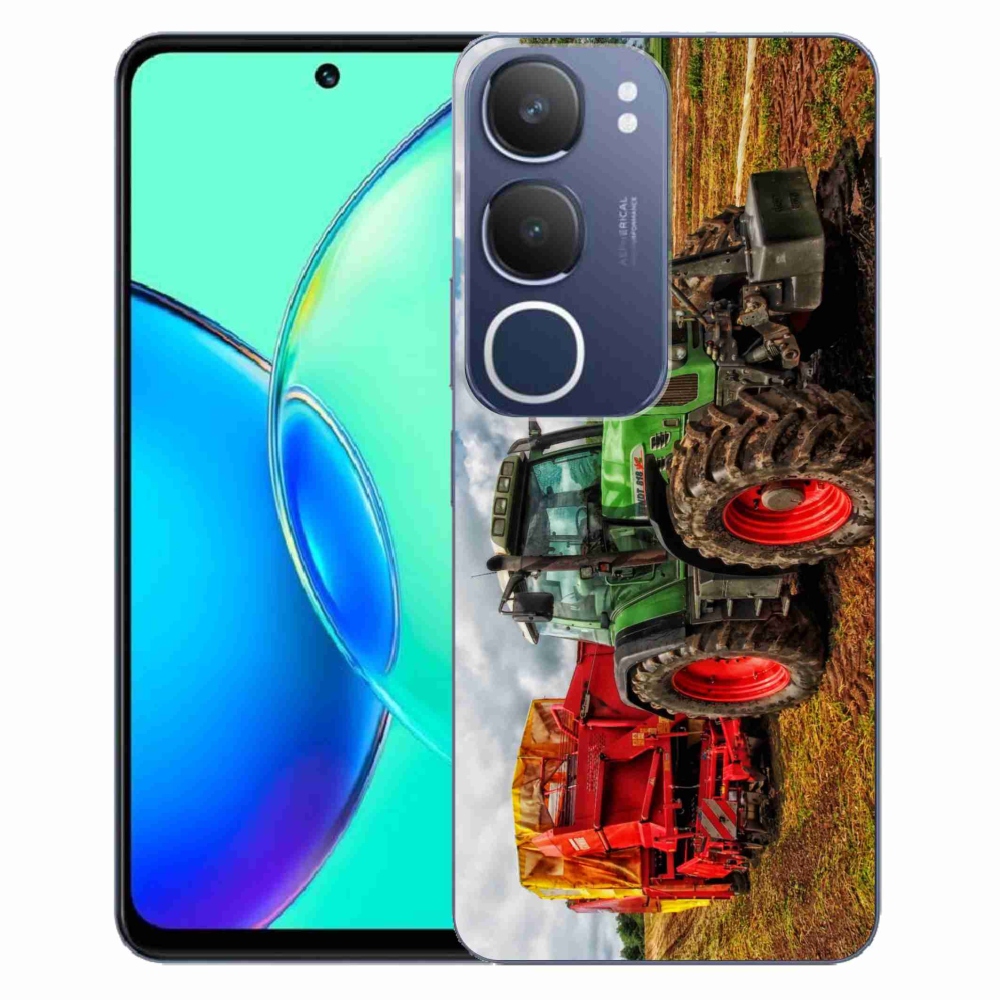 Gelový kryt mmCase na Vivo Y19s - traktor 4