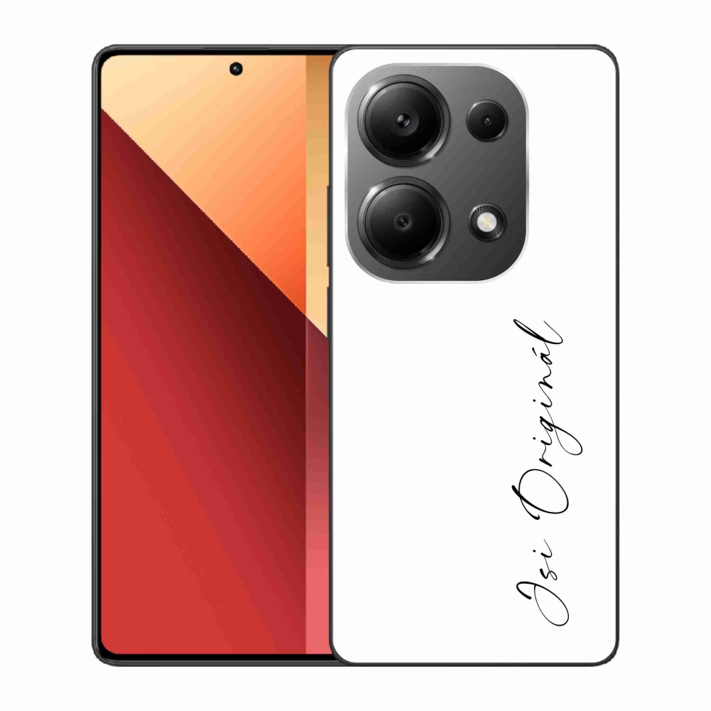 Gelový kryt mmCase na Xiaomi Redmi Note 13 Pro 4G/Poco M6 Pro  - jsi originál bílé pozadí