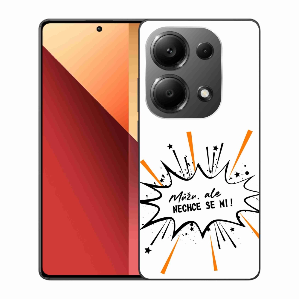 Gelový kryt mmCase na Xiaomi Redmi Note 13 Pro 4G/Poco M6 Pro  - vtipný text 11 bílé pozadí