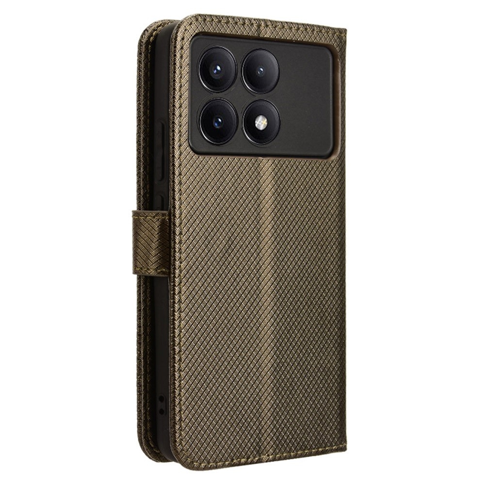 Wrist knížkové pouzdro na Xiaomi Poco X6 Pro 5G - hnědé