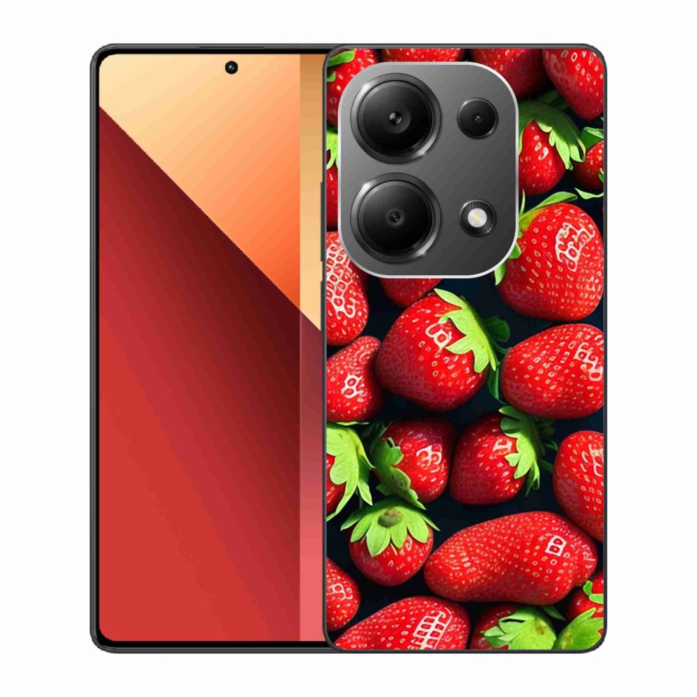Gelový kryt mmCase na Xiaomi Redmi Note 13 Pro 4G/Poco M6 Pro - jahody