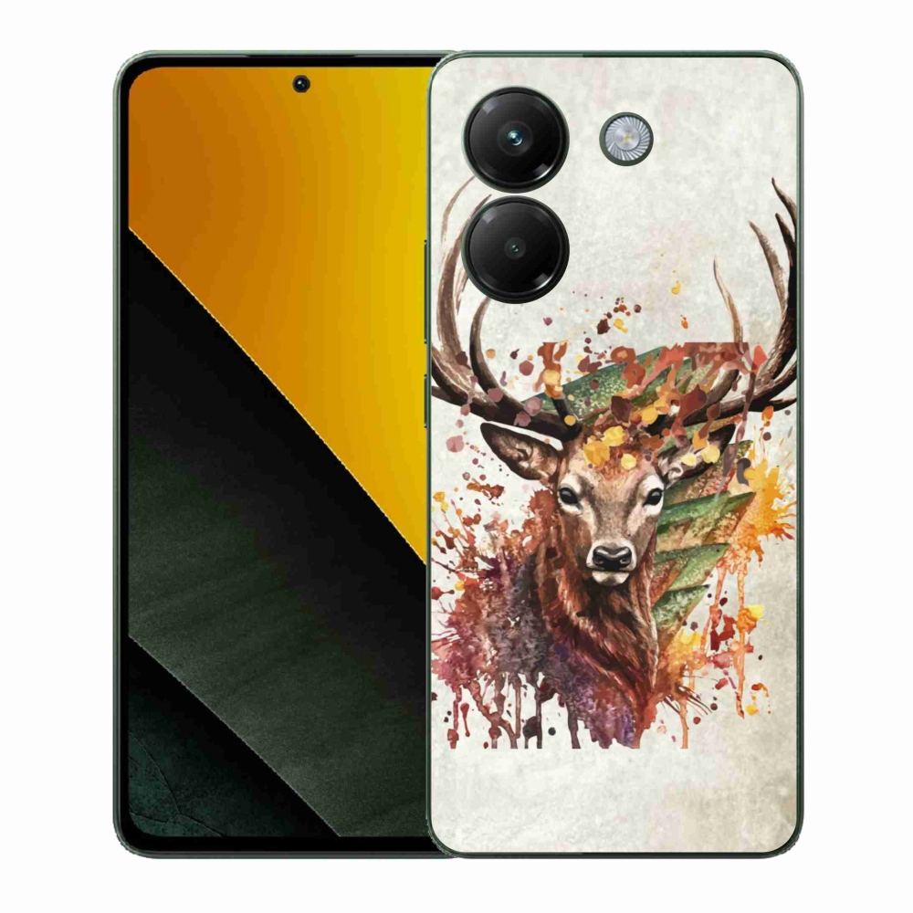 Gelový kryt mmCase na Xiaomi Poco M7 Pro 5G - jelen 1