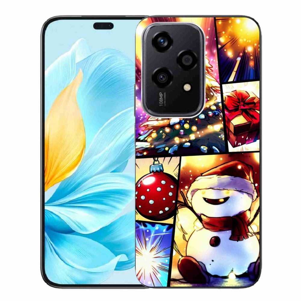 Gelový kryt mmCase na Honor 200 Lite 5G - vánoční motivy 1