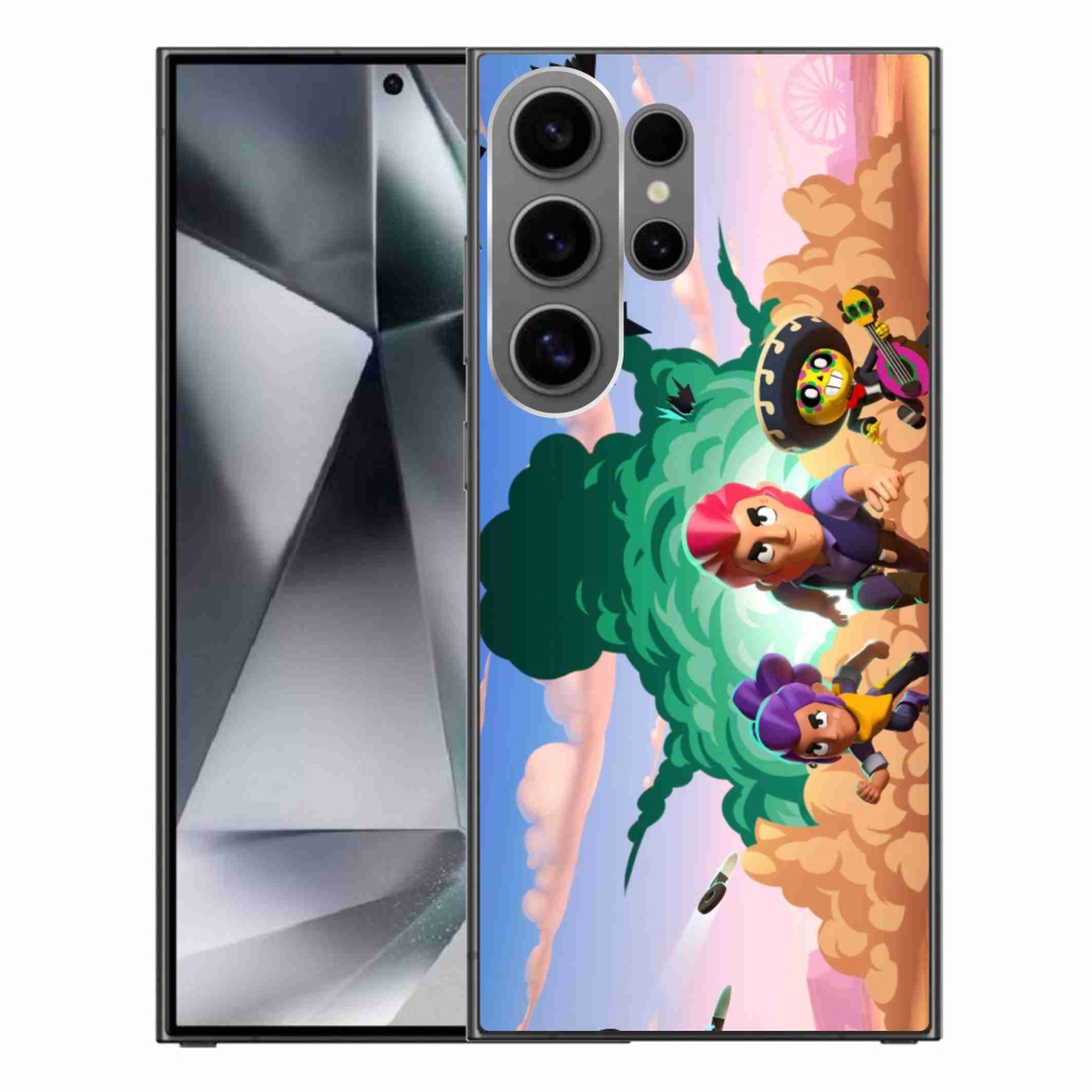 Gelový kryt mmCase na Samsung Galaxy S24 Ultra - brawl stars
