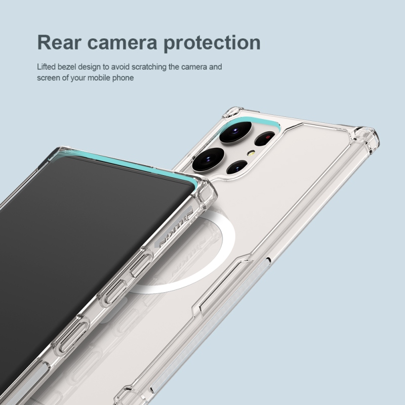 Nillkin Nature TPU PRO Magnetic Kryt pro Samsung Galaxy S23 Ultra - průhledný