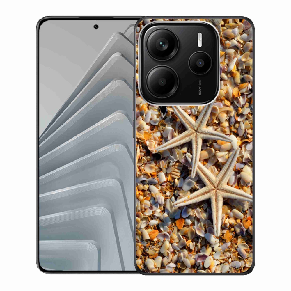 Gelový kryt mmCase na Xiaomi Redmi Note 14 5G - mořské hvězdice