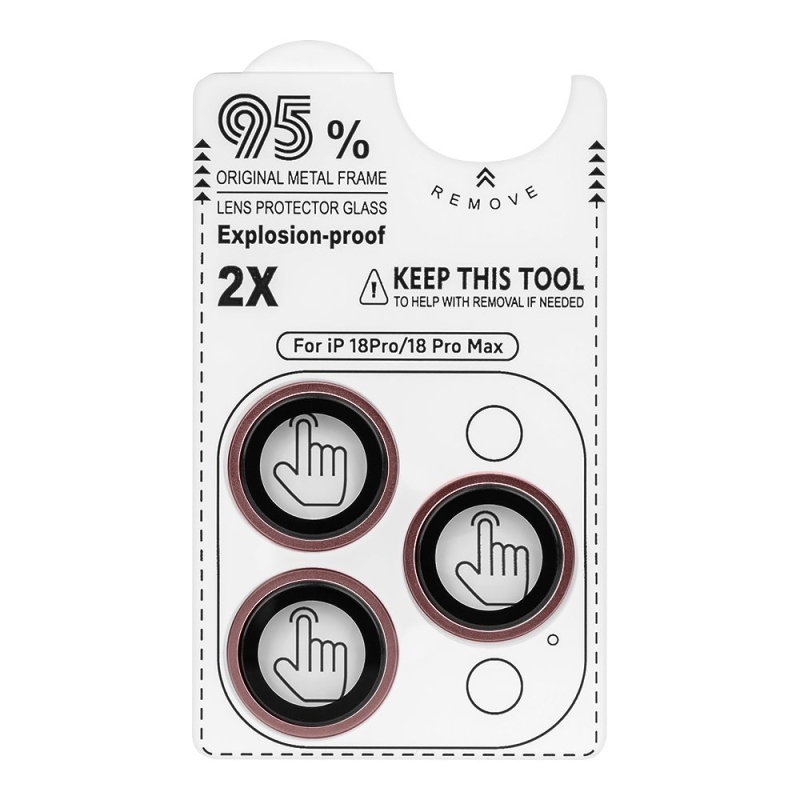 OBAL:ME Ochrana Čoček pro Apple iPhone 18 Pro/18 Pro Max Dark Cherry