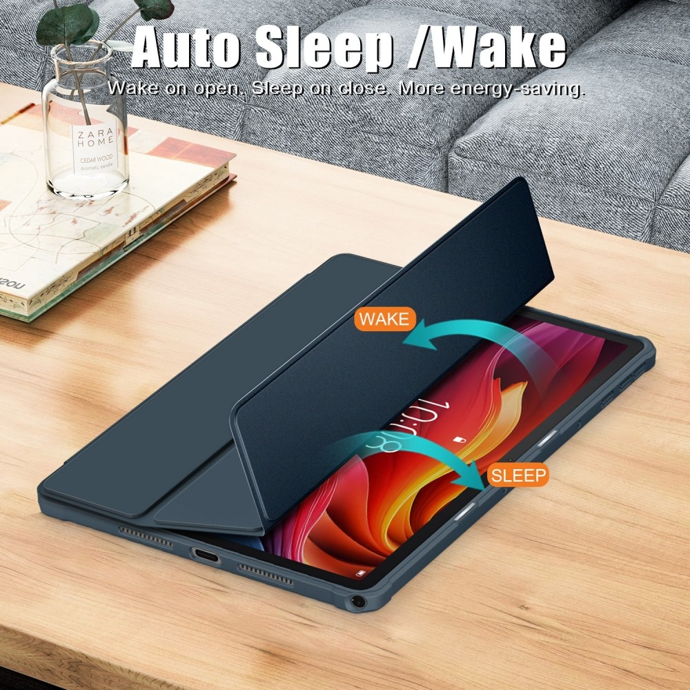 Case chytré zavírací pouzdro na tablet Lenovo Tab K11 Plus - modré