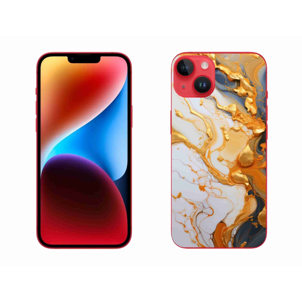 Gelový kryt mmCase na iPhone 14 Plus - abstraktní motiv 6