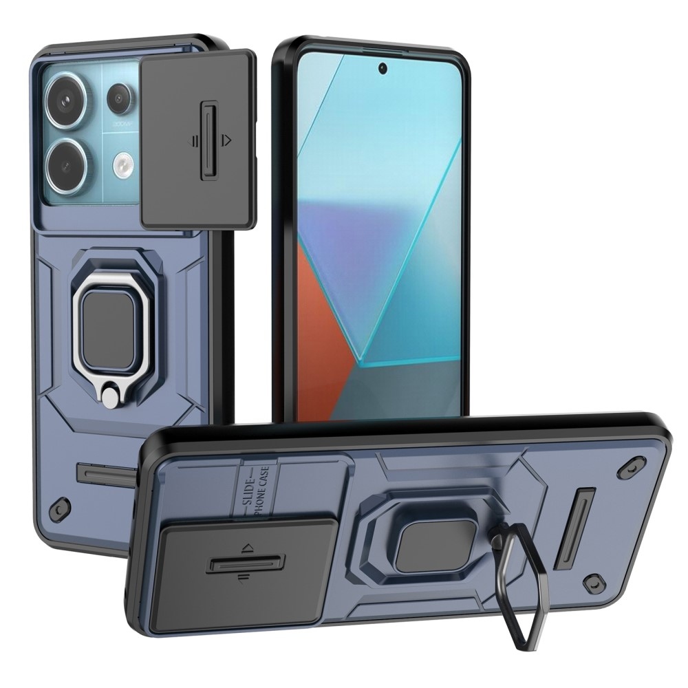 Lens odolný hybridní kryt na Xiaomi Redmi Note 13 Pro 5G/Poco X6 5G - modrý
