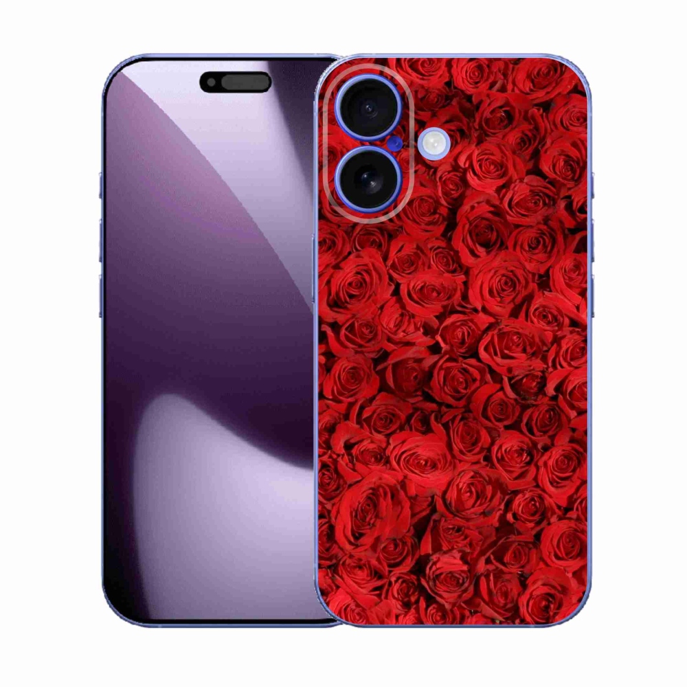 Gelový kryt mmCase na iPhone 17 - růže