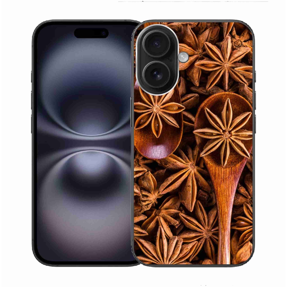 Gelový kryt mmCase na iPhone 16 - vonný anýz