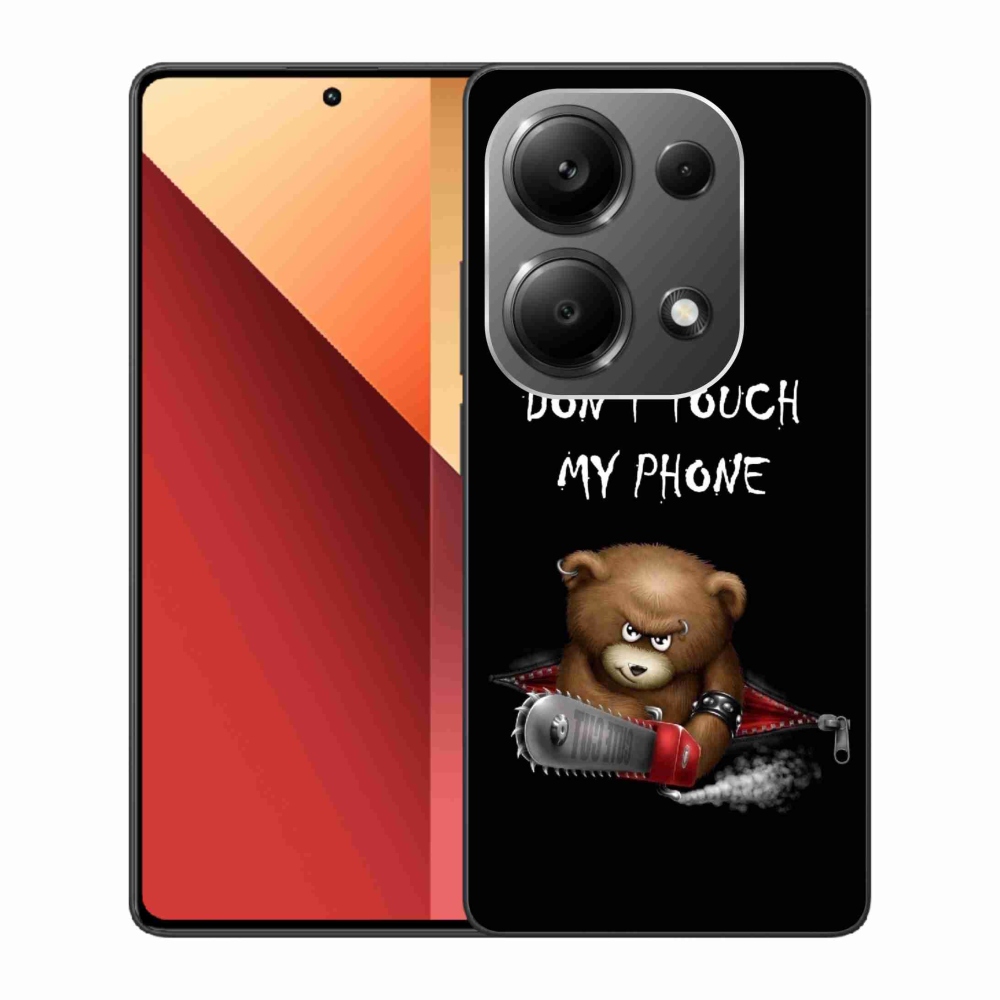 Gelový kryt mmCase na Xiaomi Redmi Note 13 Pro 4G/Poco M6 Pro - nesahej na telefon