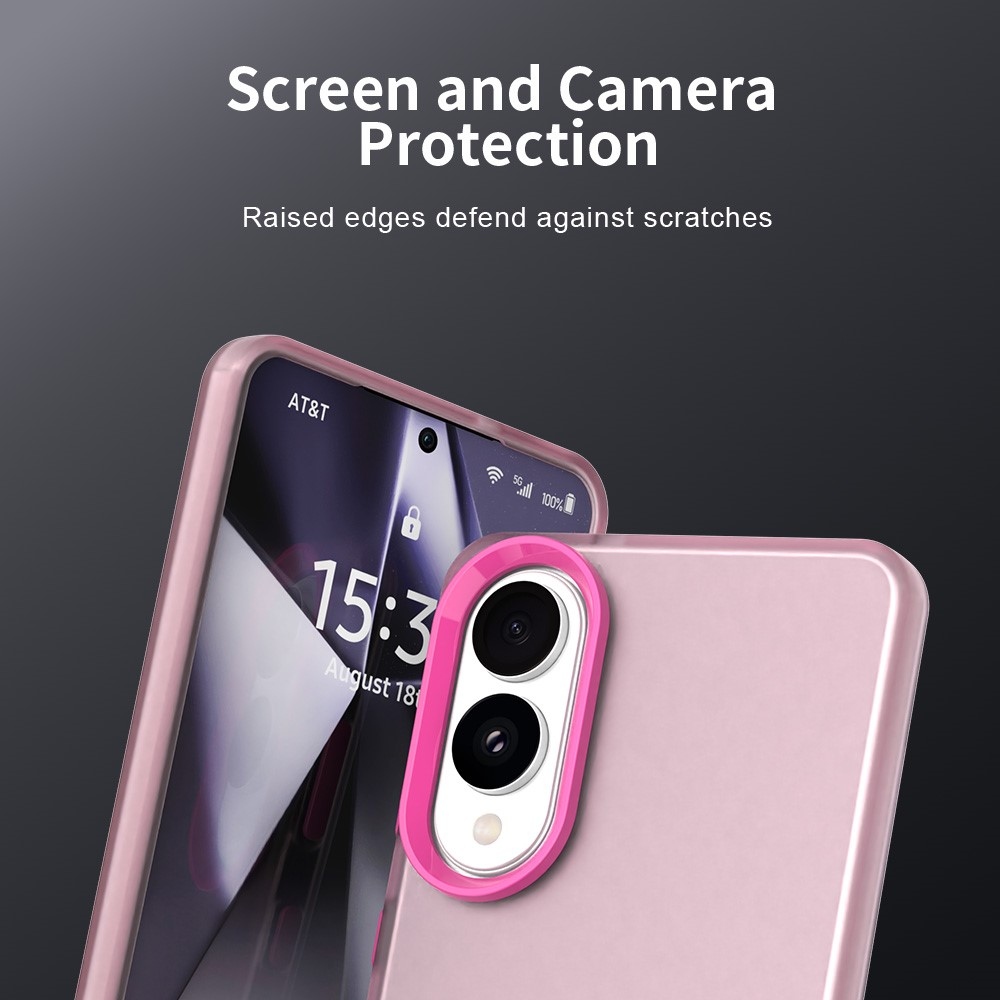 Candys matný gelový obal na Samsung Galaxy S25 Edge - rose
