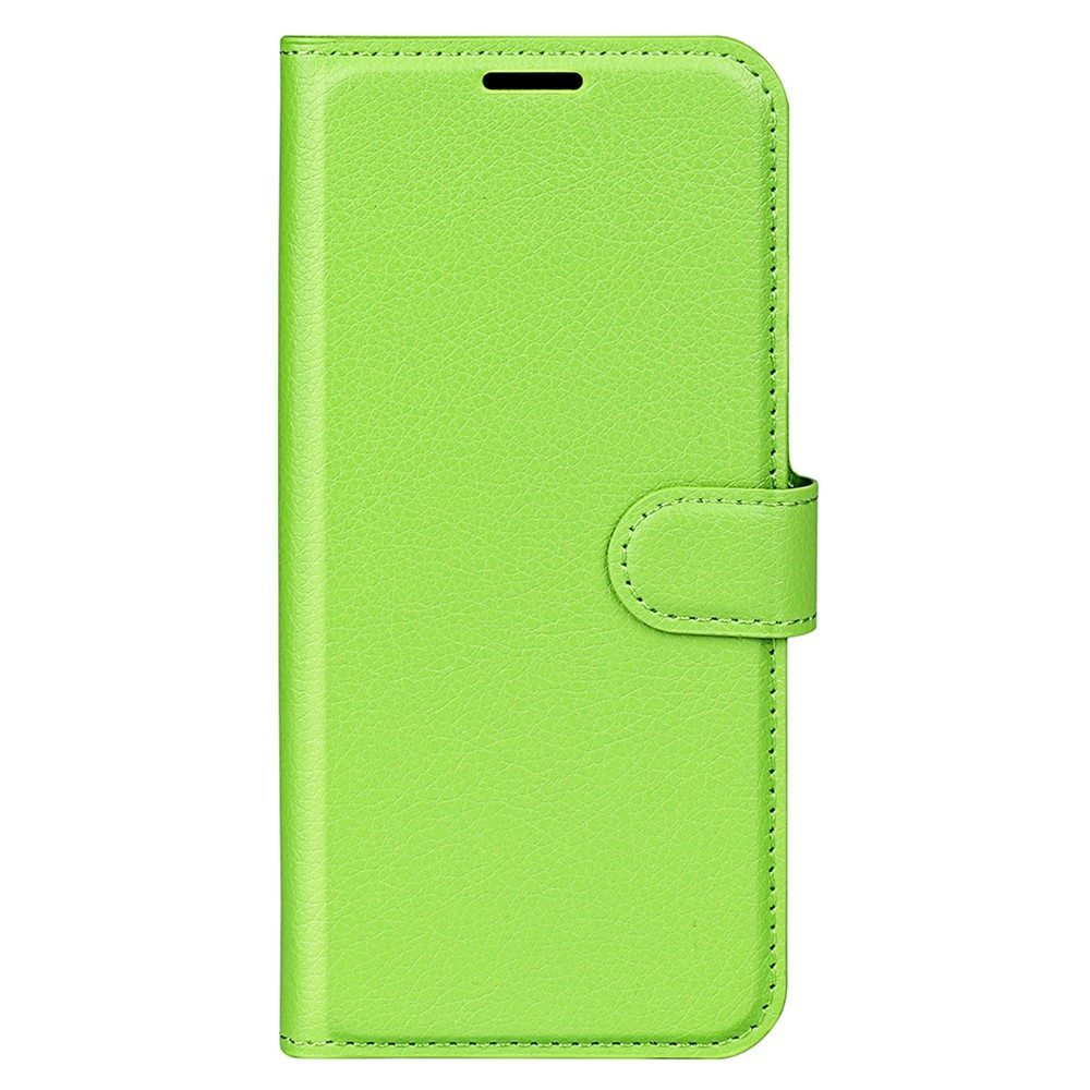 Litchi knížkové pouzdro na Xiaomi 15 - zelené