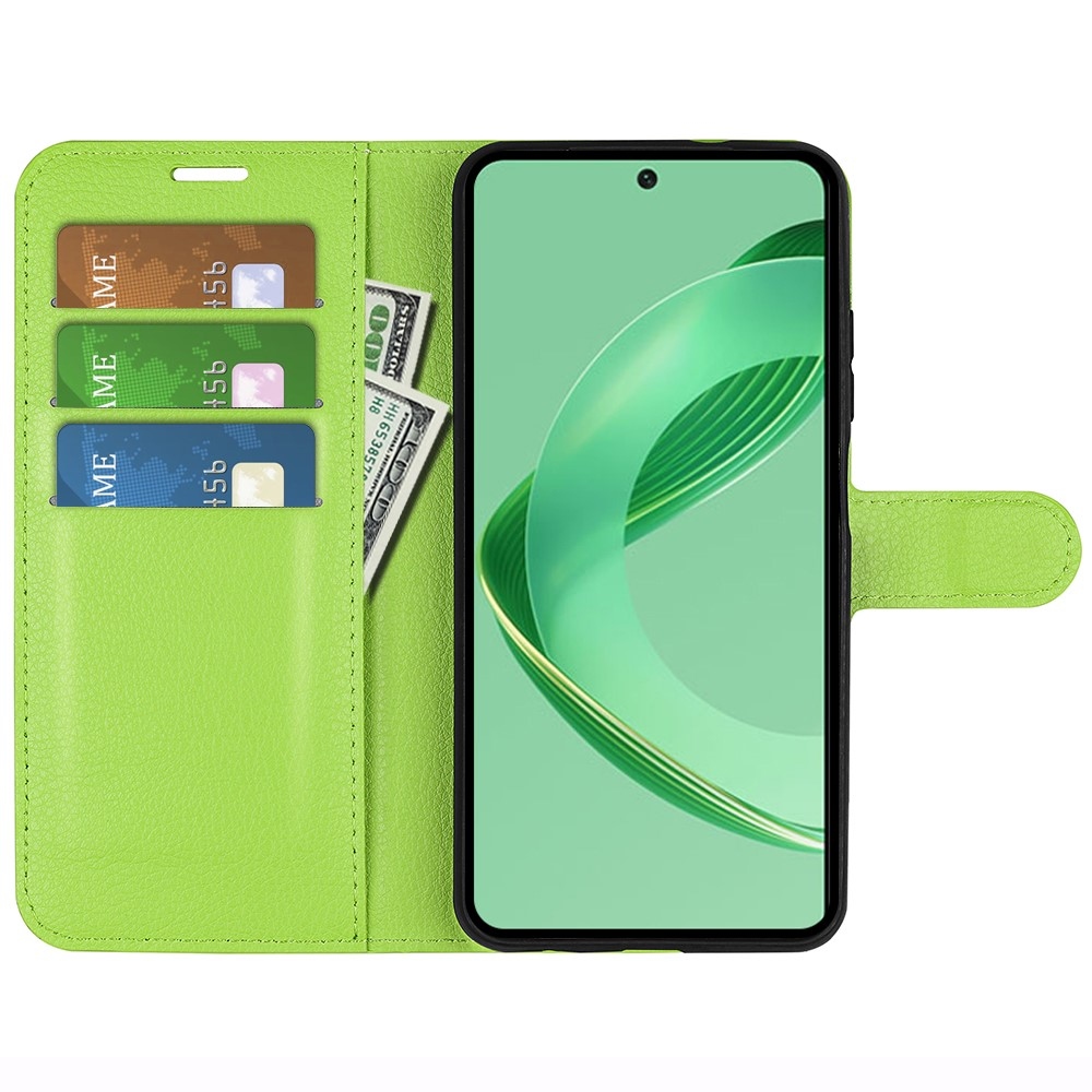 Litchi knížkové pouzdro na Huawei Nova 12 SE - zelené
