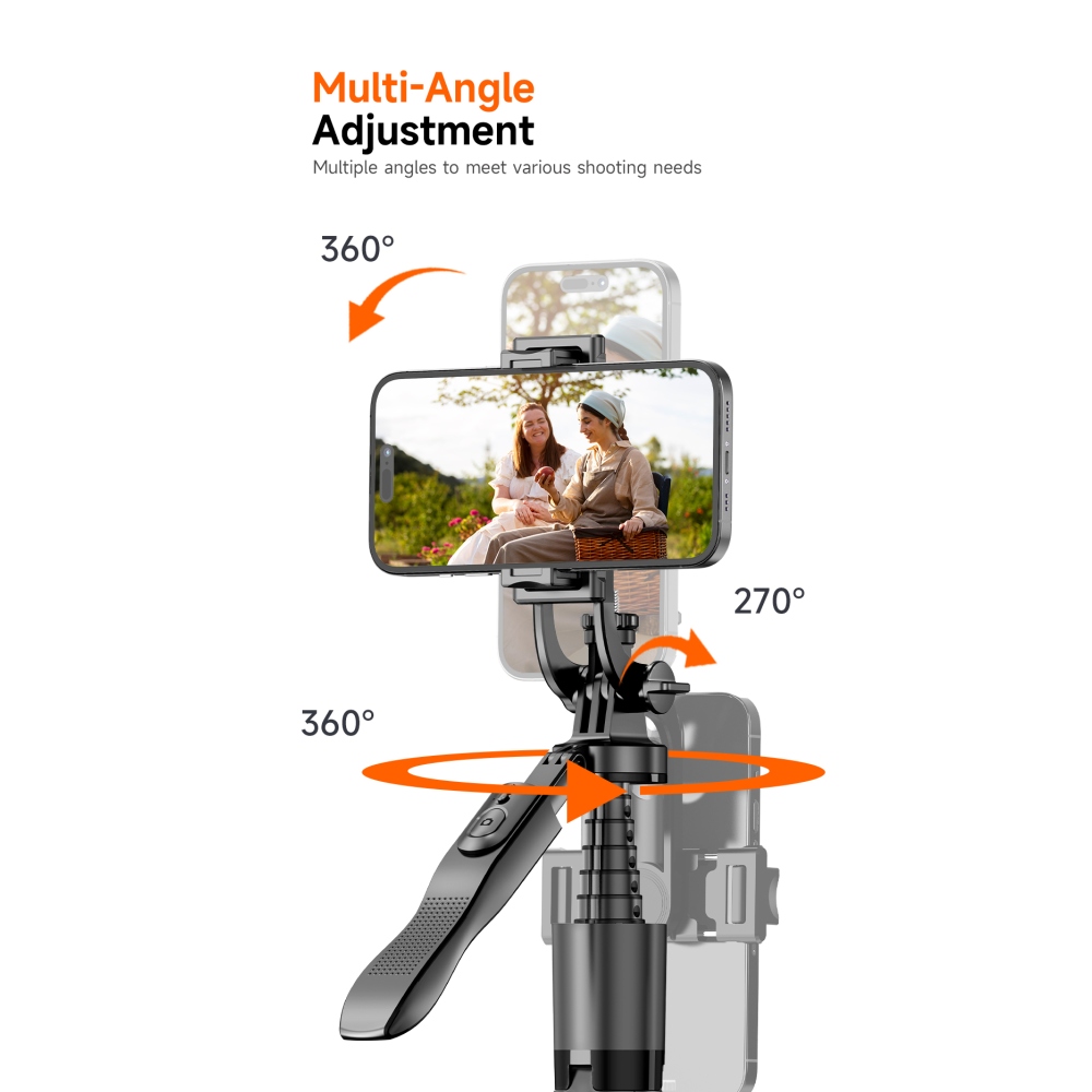 Teleskopická selfie tyč L16-TT se stativem 1,8 m s dálkovým ovládáním