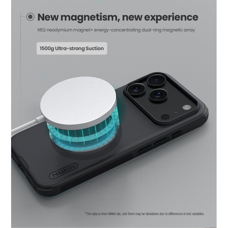 Nillkin Super Frosted PRO Magnetic Zadní Kryt pro Apple iPhone 17 Pro Max Black