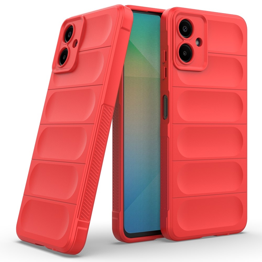 Rugg odolný gelový obal na Samsung Galaxy A06 4G - červený