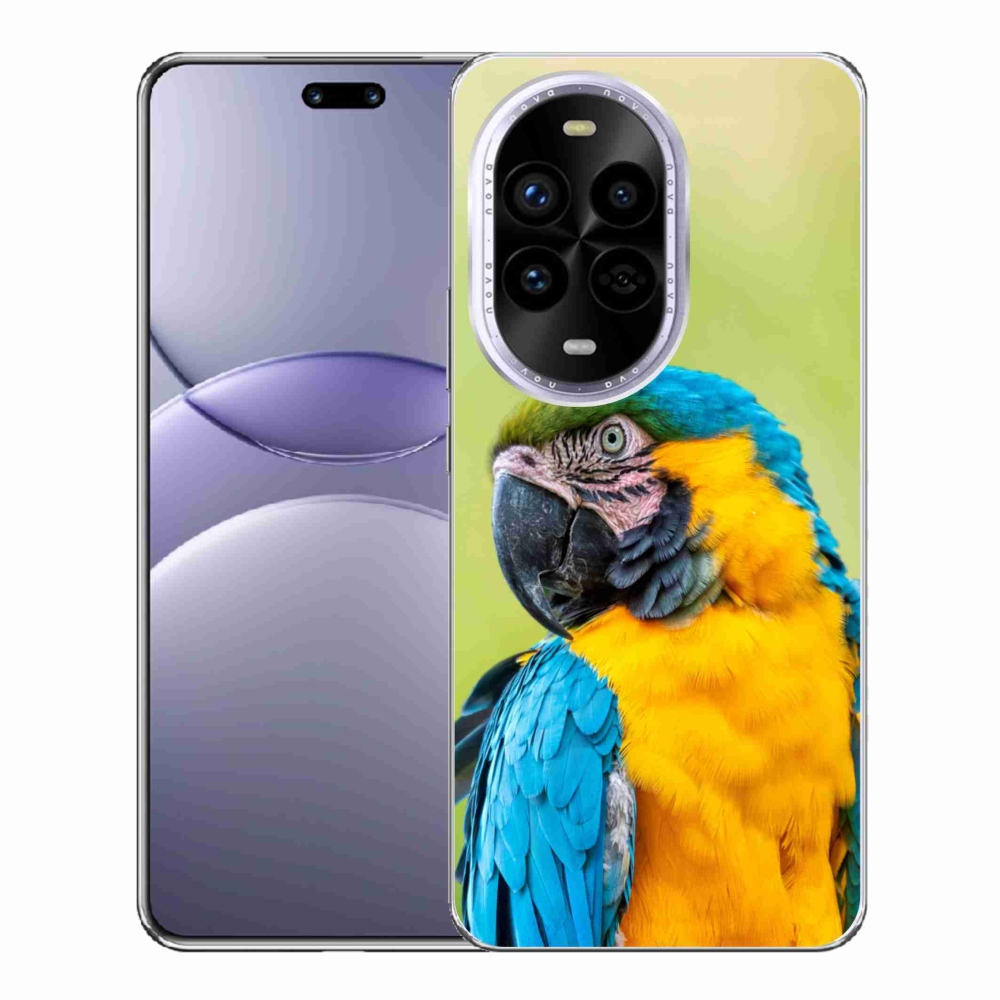 Gelový kryt mmCase na Huawei Nova 13 Pro 5G - papoušek ara 2