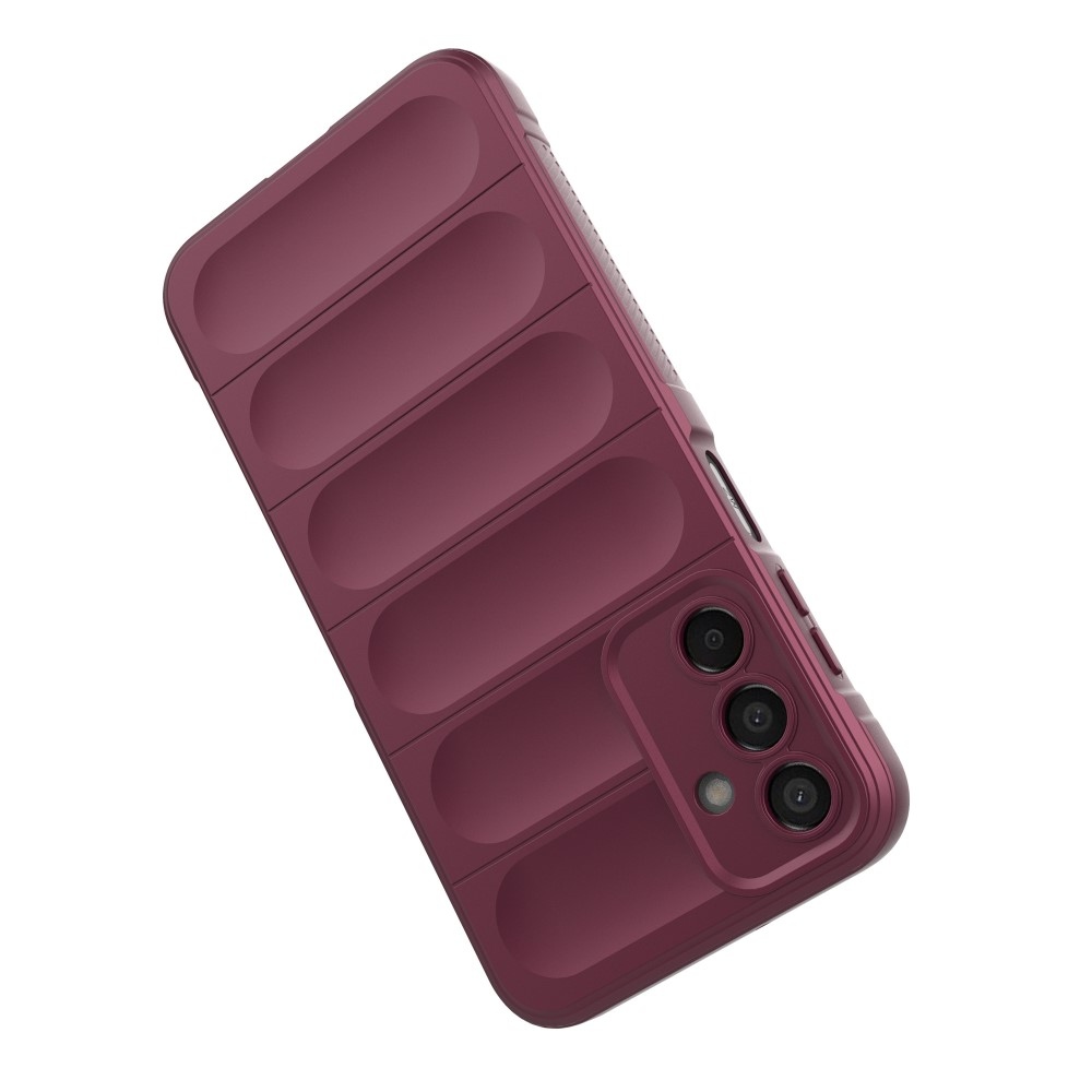 Rugg odolný gelový obal na Samsung Galaxy M15 5G - vínový