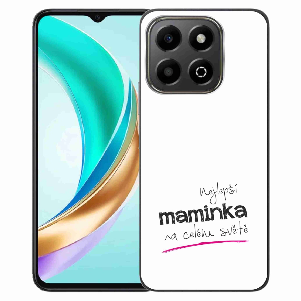 Gelový kryt mmCase na Honor X6b - nejlepší maminka 4 bílé pozadí