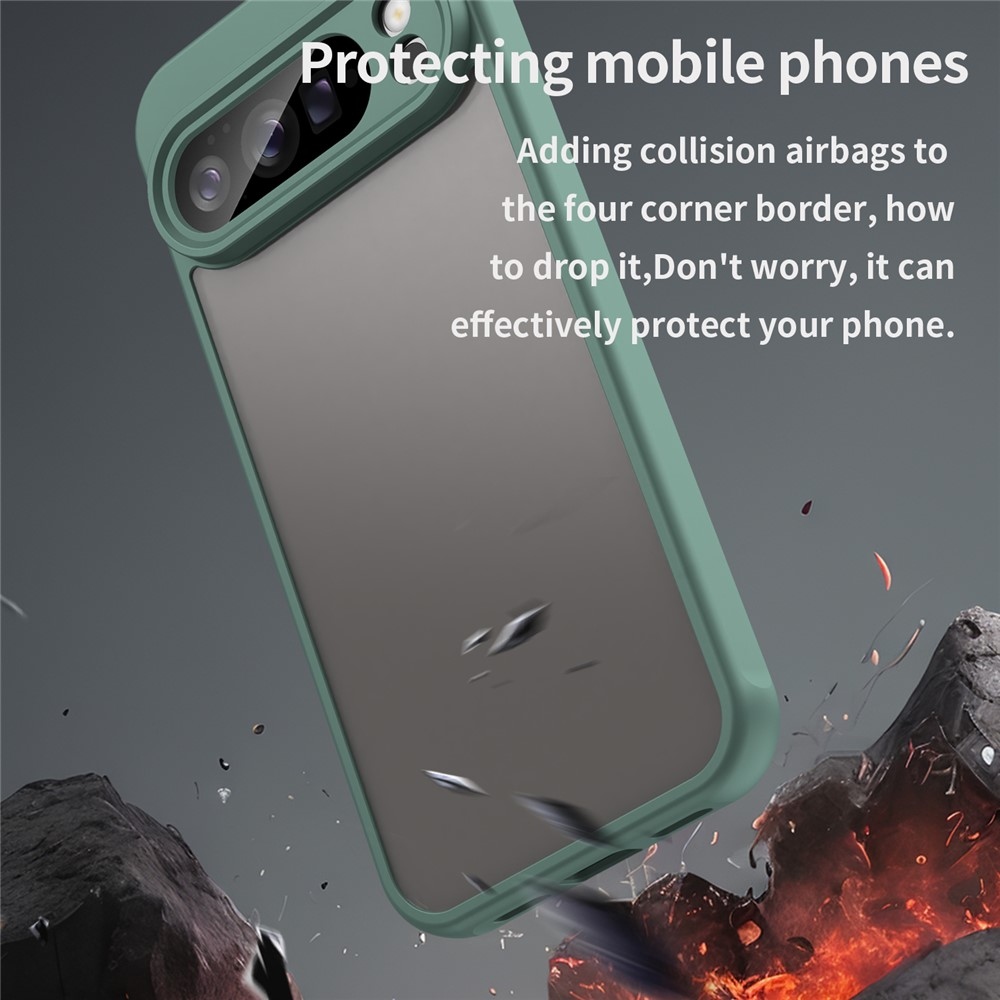 Proof gelový obal s pevnými zády na Google Pixel 10 Pro XL - zelený