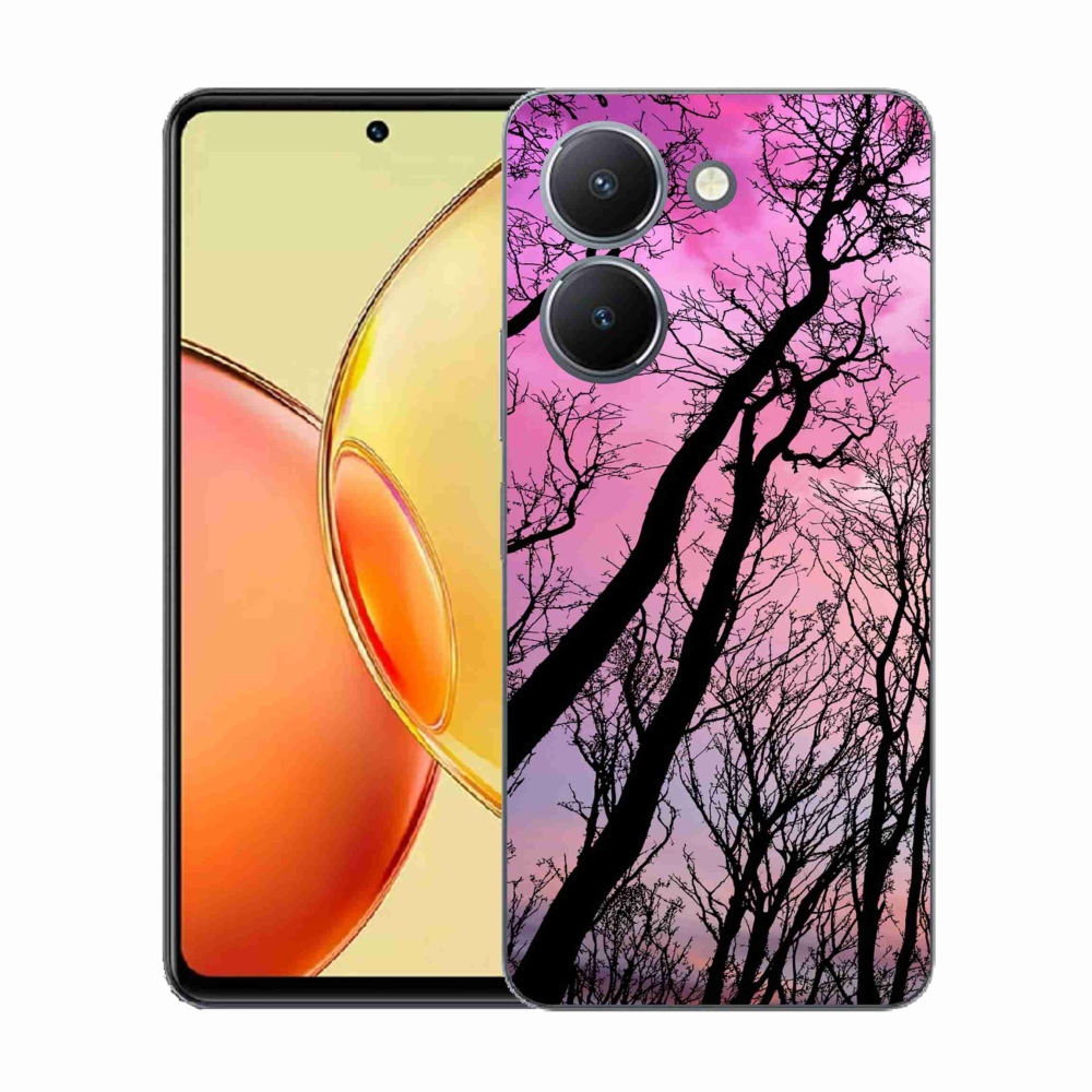 Gelový kryt mmCase na Vivo Y36 - opadané stromy