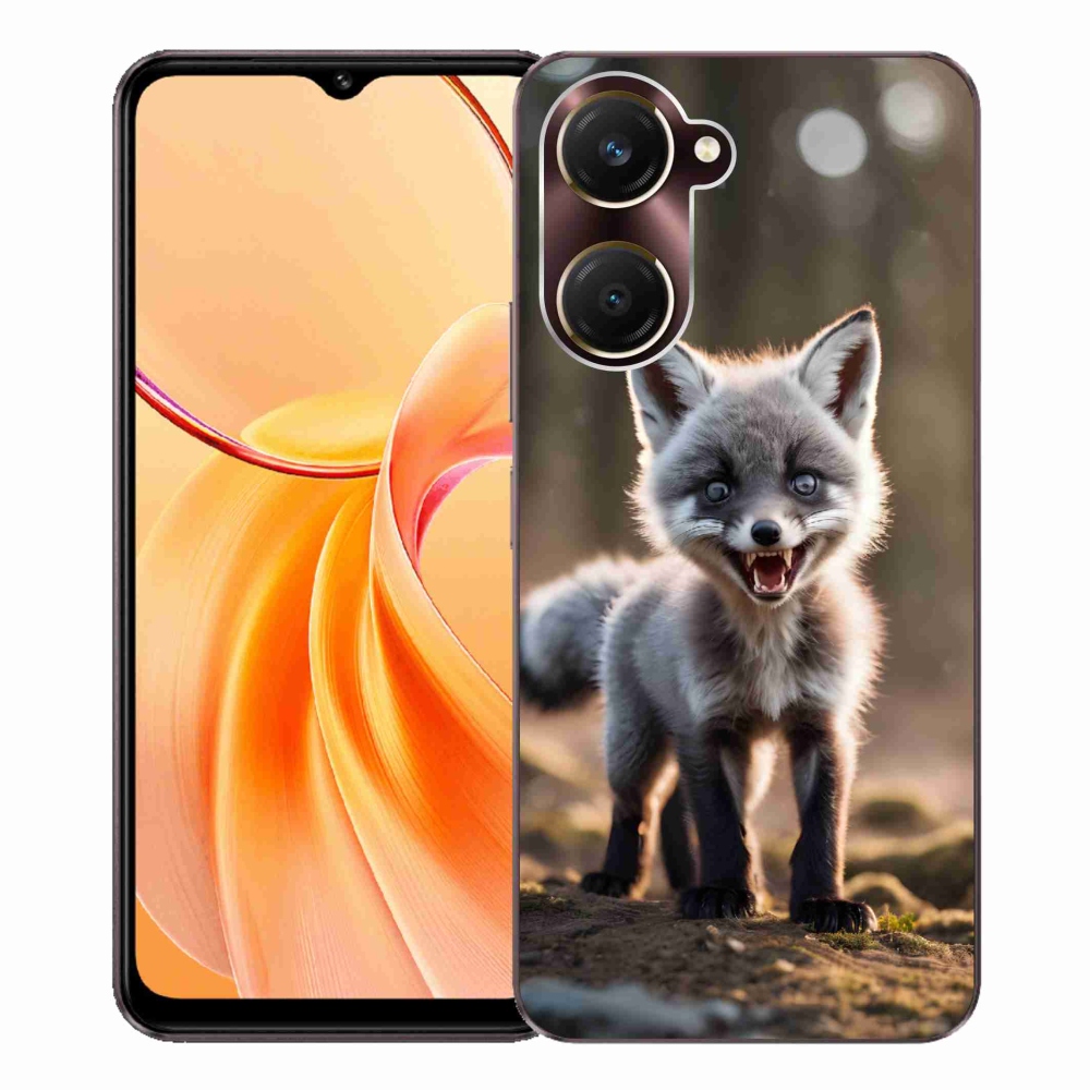 Gelový kryt mmCase na Vivo Y28s 5G - rozzuřená liška