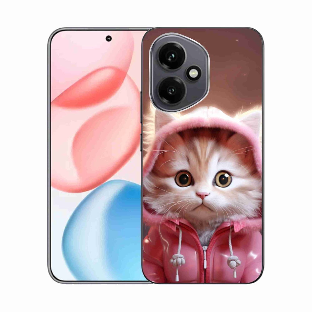 Gelový kryt mmCase na Honor 400 - roztomilé kotě 3