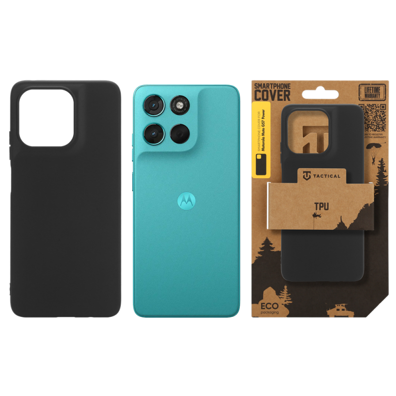 Tactical TPU Kryt pro Motorola Moto G57 Power Black