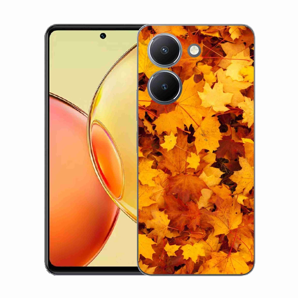 Gelový kryt mmCase na Vivo Y36 - javorové listy